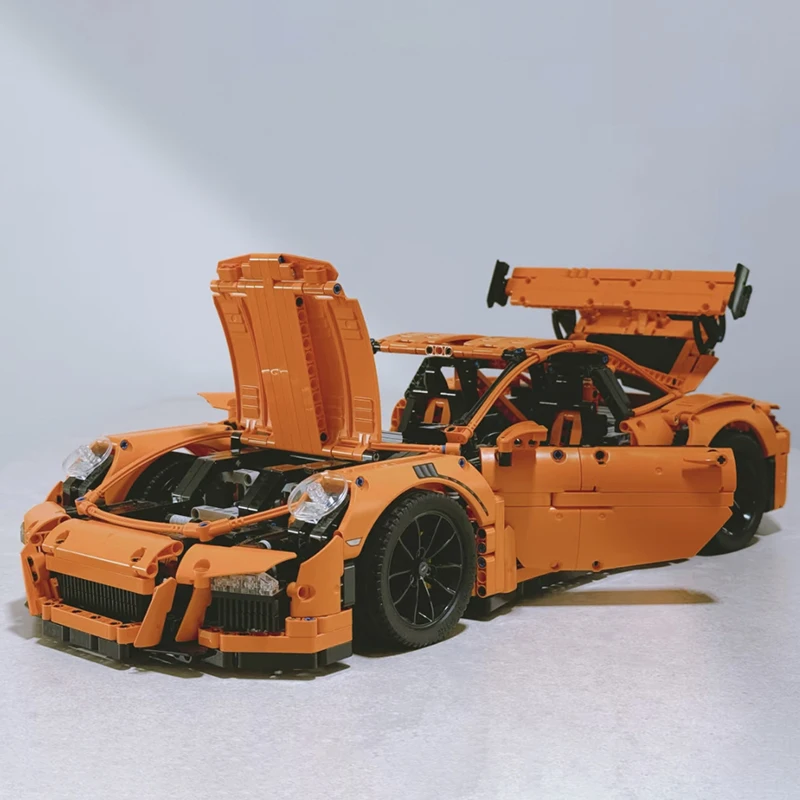 2704 قطع سيارة الطوب GT3 RS اللعب منشئ نموذج اللبنات للبالغين عيد ميلاد هدية الكريسماس متوافق مع مجموعة 42056