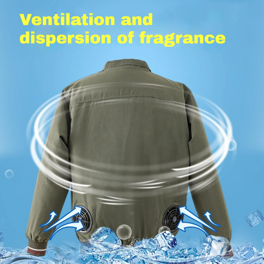 

Summer outdoor air conditioning clothing with cooling fan, heatstroke prevention and cooling work air conditioning clothing