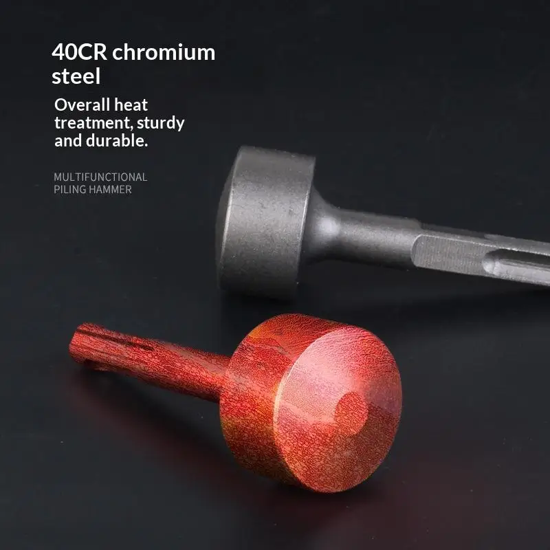 1Pc Forged Steel SDS PLUS Ground Rod Driver Bit 33 34 35mm Earth Stake Drill Bit For Rotary Hammer Drilling Tool Accessory