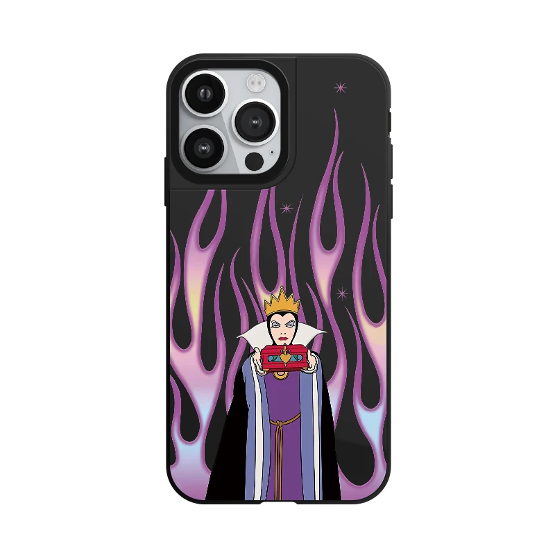 Disney funda de teléfono con espejo negro, carcasa con MagSafe para iPhone 16, 15, 14, 13, 12, 11 Pro Max Plus, Halloween