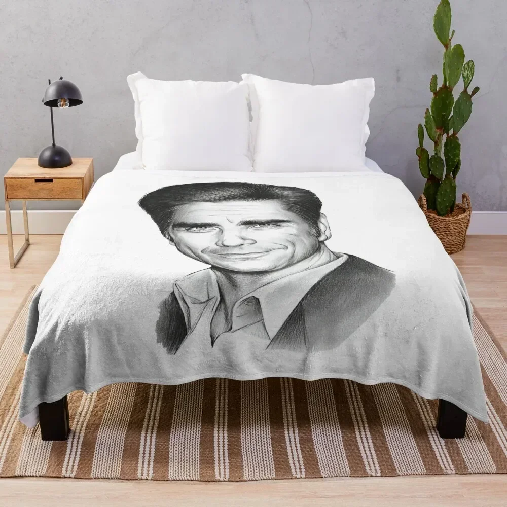 

John Stamos Throw Blanket Multi-Purpose for winter Luxury St Stuffeds Blankets