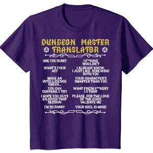 Trò chơi bảng tính bảng chính, áo phông RPG Dugenon, chuyên viên đồ họa vui nhộn, tay áo ngắn Streetwear, quà tặng cổ điển 8 Doanh số bán hàng có thể thu thập chính - 7