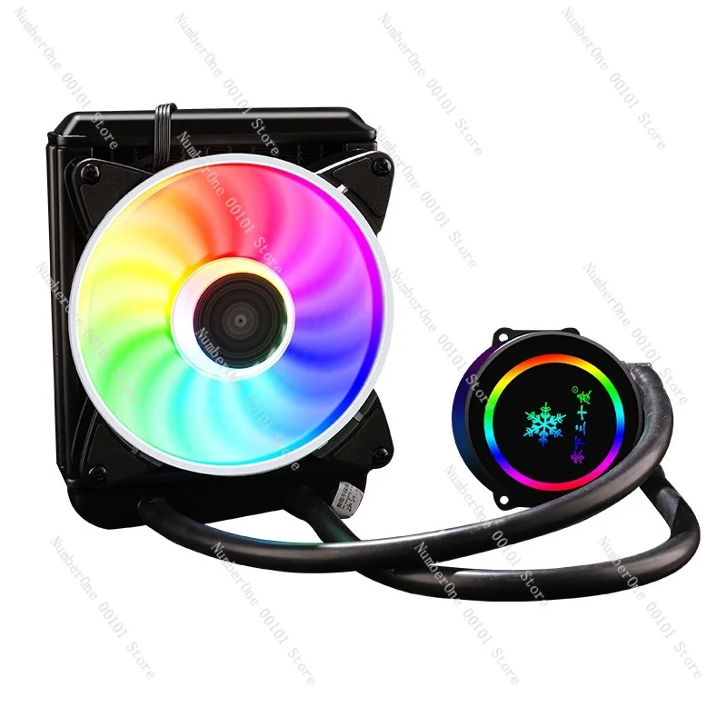 

ID COOLING Водяное охлаждение 240-бесшумный вентилятор RGB Symphony, встроенный радиатор водяного охлаждения процессора для настольного компьютера