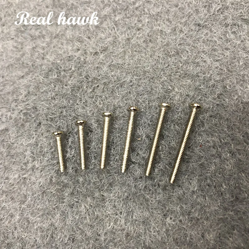 10 sztuk M2x10/M2x12/M2x14/M2x16/M2x18/M2x20mm kolor losowo niklowana głowica krzyżowa głowica tarczowa śruba z zębem maszynowym części do zdalnie sterowanego samochodu