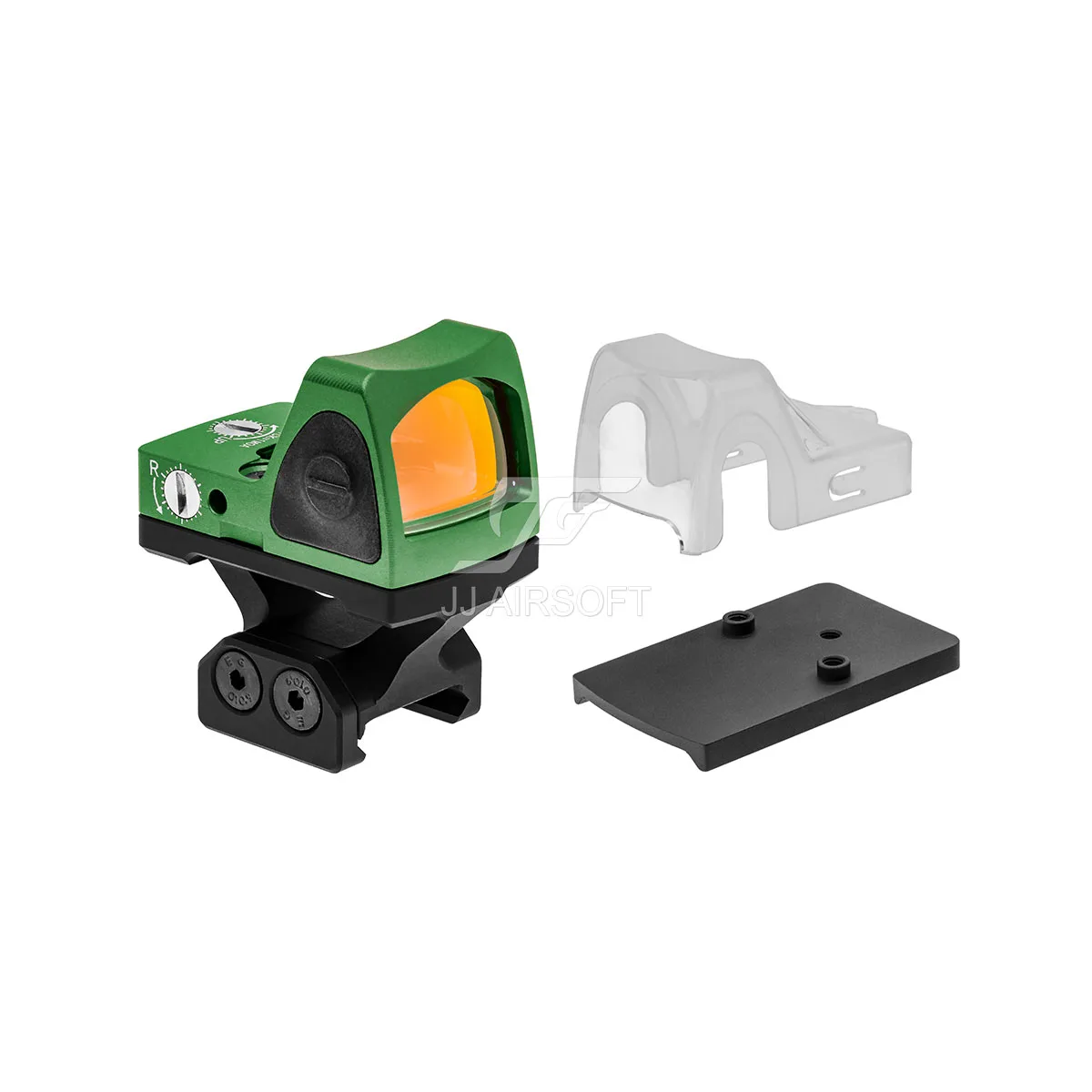 

RMR CC Type 2 Tactical Red Dot Reflex Sights with Lightweight SRW IB Mount Adjustable LED IPX7 Waterproof Shockproof