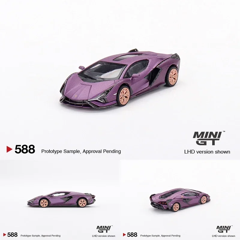 

MINIGT 1:64 Sián FKP 37 Matte Viola SE30 HongKong Exclusive Diecast Diorama Car Model Collection Miniature Toys 588