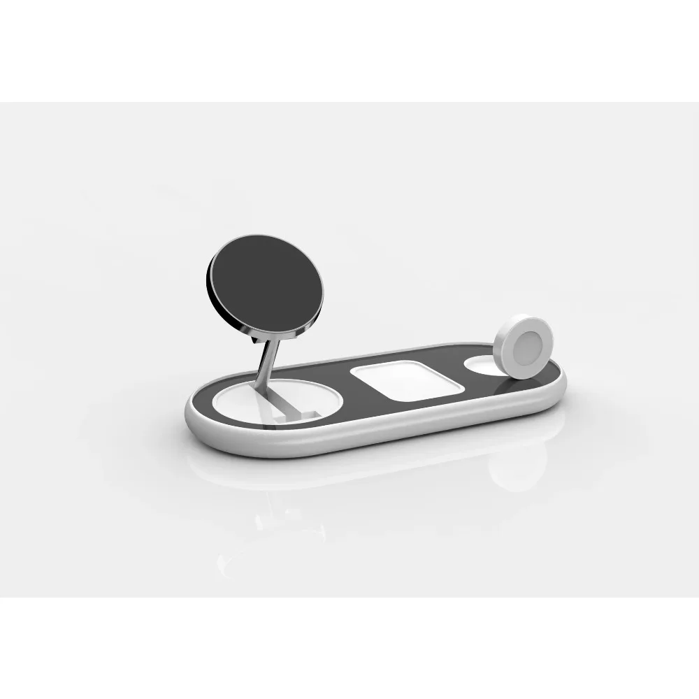 

Folding Magsafe Mobile Phone Holder Custom Creat Wireless Charging Magnetic Phone Stand Charger Bracket Desktop Ornament Gift