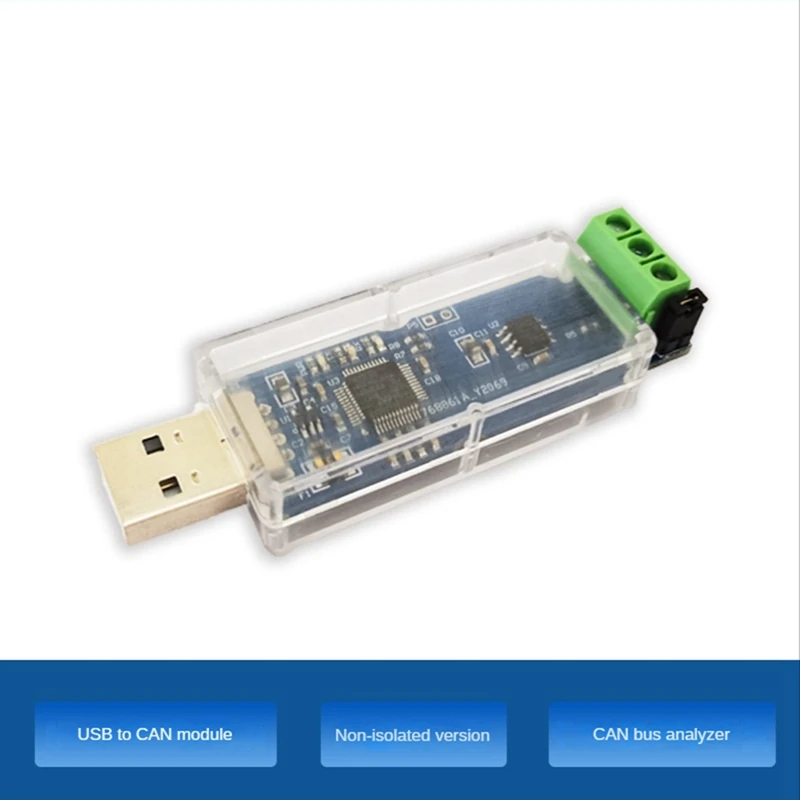 Canable USB to CONVERTER MODULE CANbus Debugger analysis อะแดปเตอร์แสงเทียน TJA1051T/3รุ่นไม่แยกสามารถทำได้