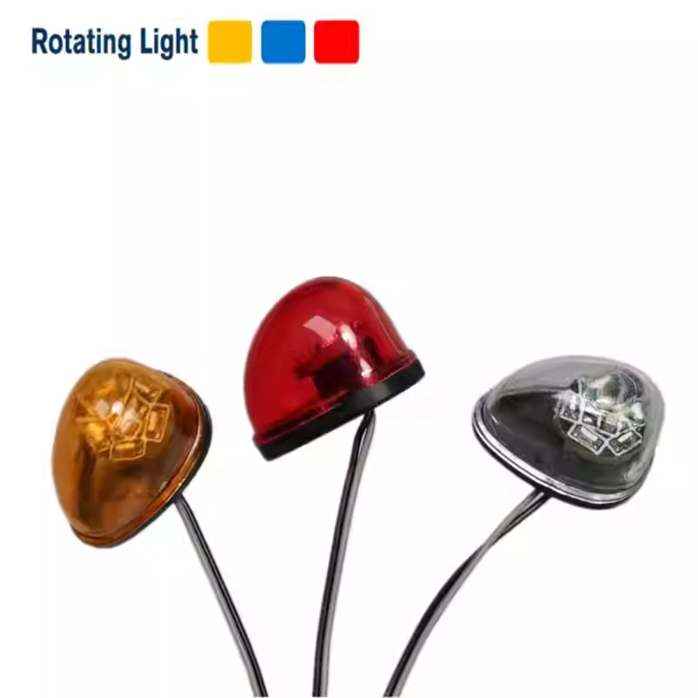 RL-650 360 درجة الدورية ضوء تحذير أضواء الهندسة ل 1/14 حفارة تاميا مركبة يتم التحكم بها عن بُعد سكانيا 770S فولفو بنز رجل لعبة #2