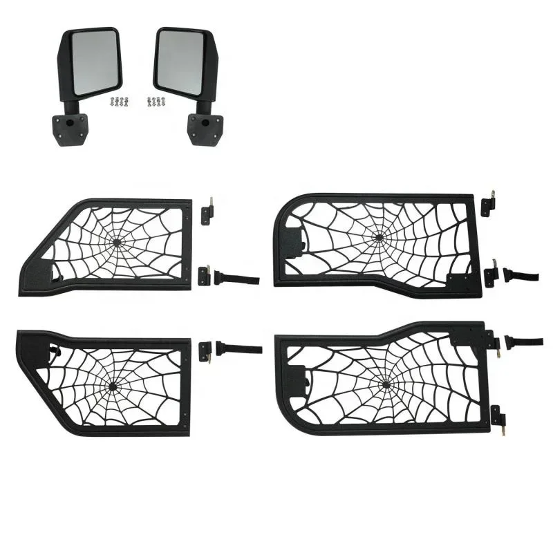 

4 Door Steel Tube Door for Jeep Wrangler JK 2007-ON Auto Parts Half Door