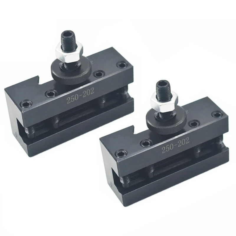 

2Pcs 250-202 Quick Change Tool Post 3/4 Inch Boring Turning Holder Boring/Facing/Turning Holder For Lathes Tools