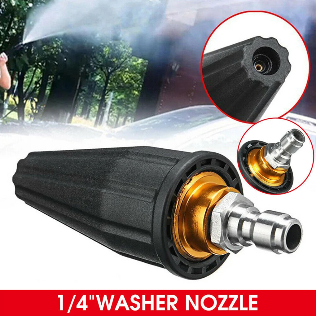 360 Rotating Turbo Nozzle Sprayer 4000psi Spray Nozzle 1/4 000 PSI 100℃ 212°F High-pressure Cleaning Accessories