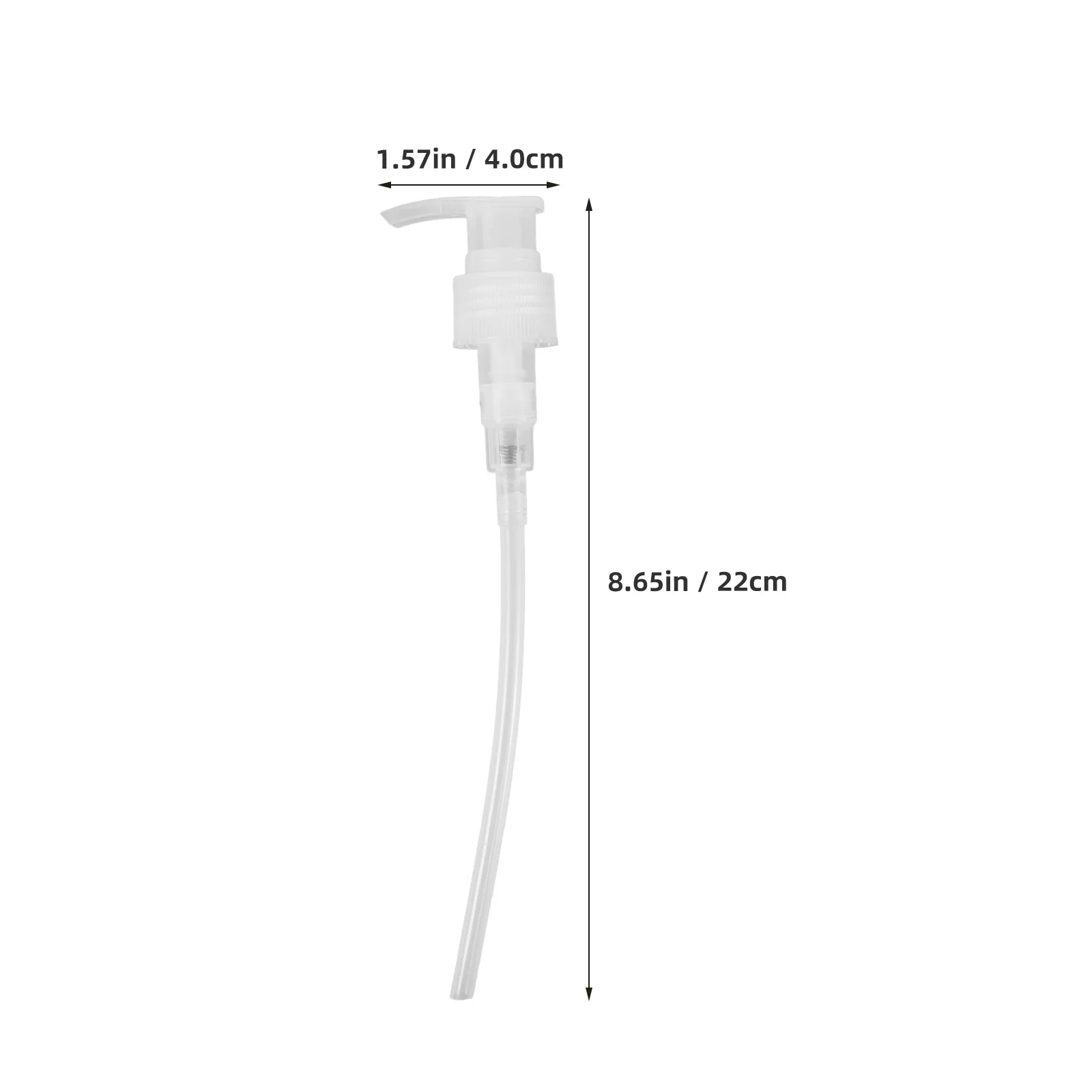 2 قطعة رأس مضخة الضغط موزع غسول الصابون لاستبدال اكسسوارات الحمام أنبوب مشذب منتجات اللزوجة العالية #3