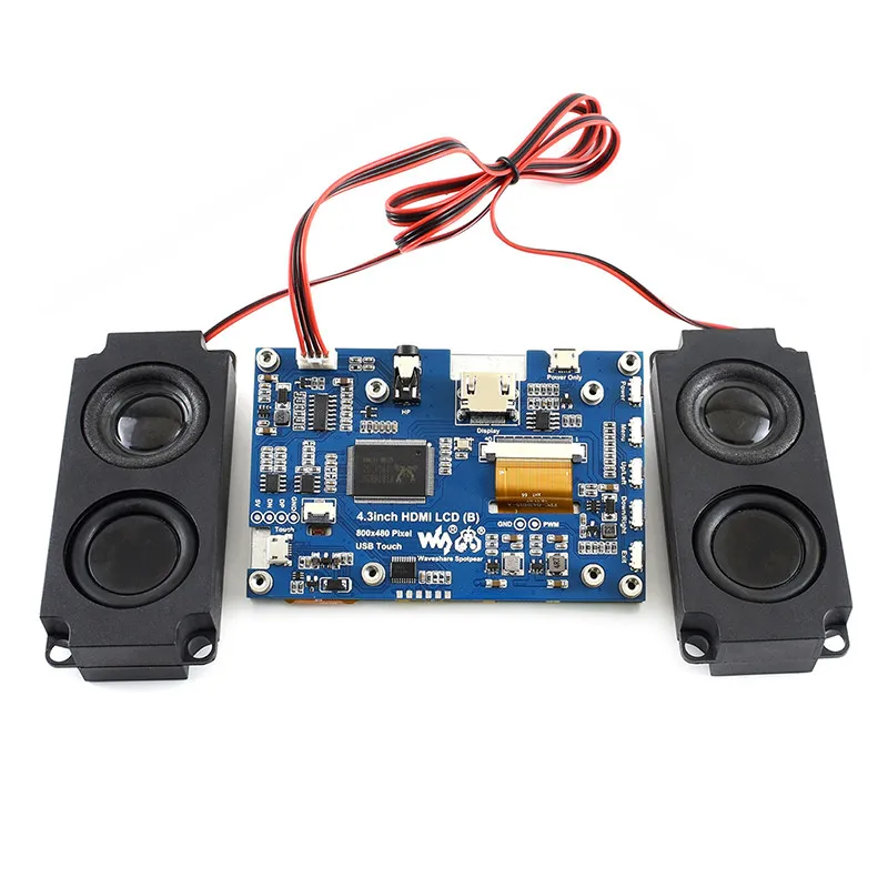 Raspberry Pi Game HAT Tela IPS de 3,5 Polegadas 480×320 com Alto-falante, Expansão de Console de Jogos Retrô para RPi A+/B+/2B/3B/3B+