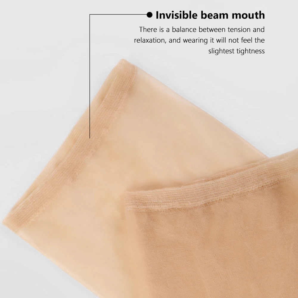 2Pairs لوليتا الحرير جوارب طويلة أبيض أسود اللحم الملونة النساء الجوارب الطويلة أنبوب غير مرئية منتصف طول الفخذ جوارب شبكية