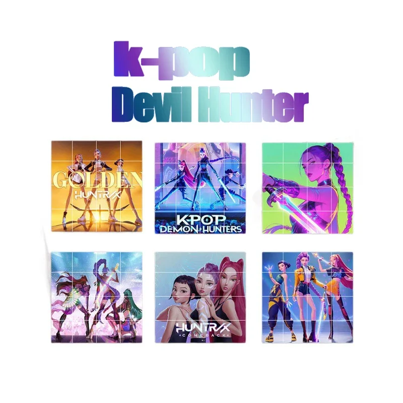 Klocki Magnetyczne Kpop Demon Hunter Anime Kreskówka Impreza dla Dzieci Kolekcjonowanie Rumi Mira Zoey Zabawki Edukacyjne dla Dzieci