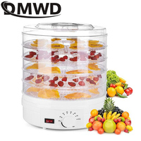 110V/220V Electric food dehydrator 5 Trays Fruit Vegetables Dehydrated Machine Pet Meat Snacks Hot Air Dryer Household Dried