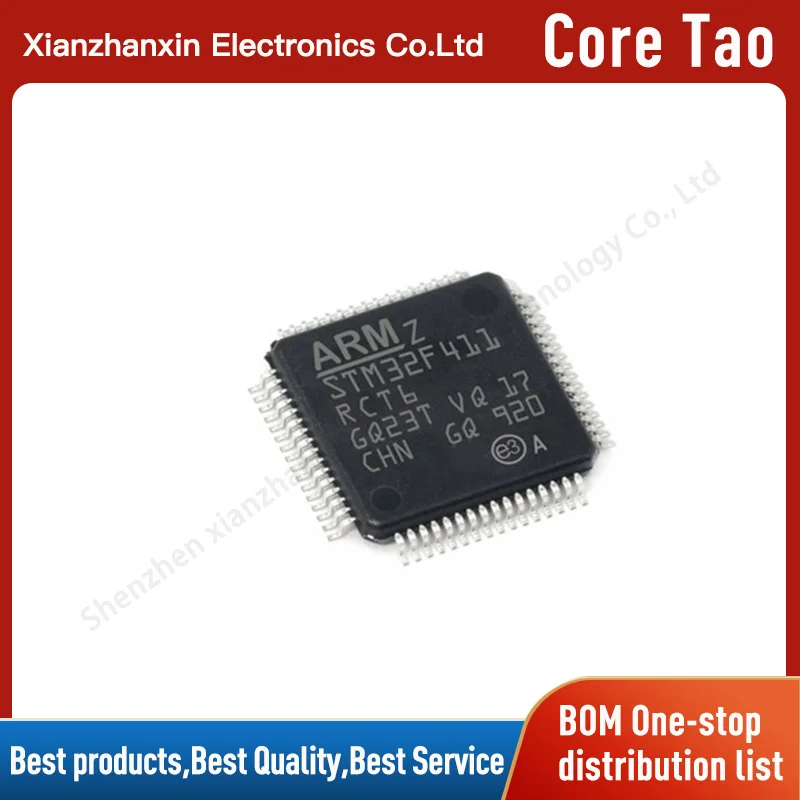 1PCS/LOT STM32F411RCT6 STM32F411 411RCT6 LQFP64 Microcontroller chips in stock