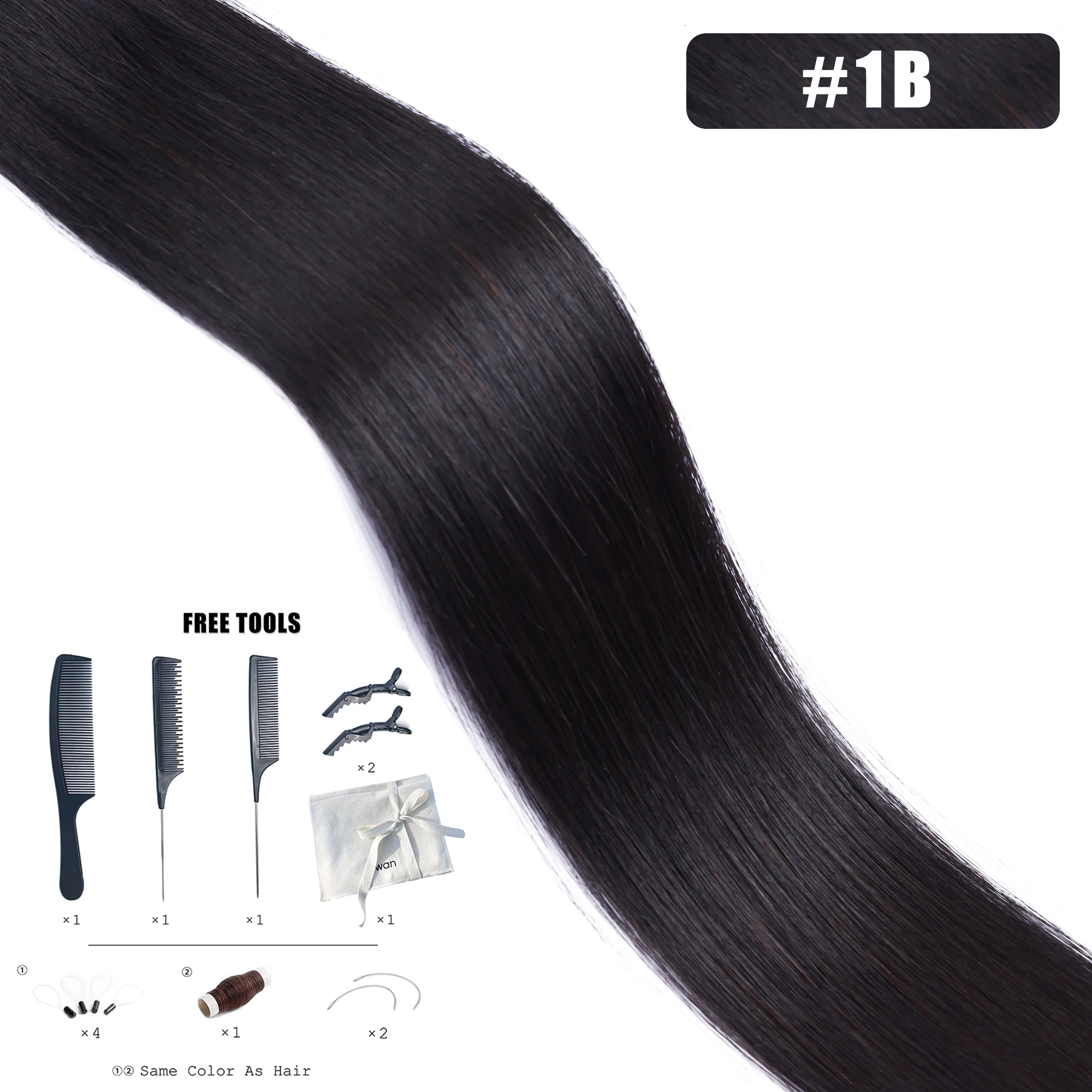 Genius Inslag Extensions van echt haar 50G Remy Menselijk haar Onzichtbare Braziliaanse haarextensies Haarbundels
