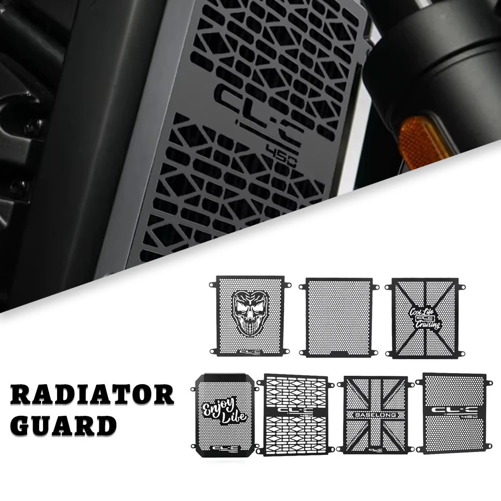 

Аксессуары для мотоциклов 2025 ДЛЯ CFMOTO CF MOTO 450 CLC 450 CLC450 450CLC Bobber 2023 2024, решетка радиатора, защитная крышка