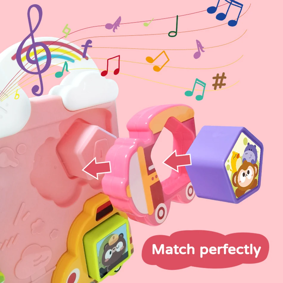 لعبة لوحة مطابقة معرفية على شكل طفل مع ألعاب موسيقية للتدريب على ذكاء الصوت ألعاب ألغاز تعليمية منتسوري المبكرة
