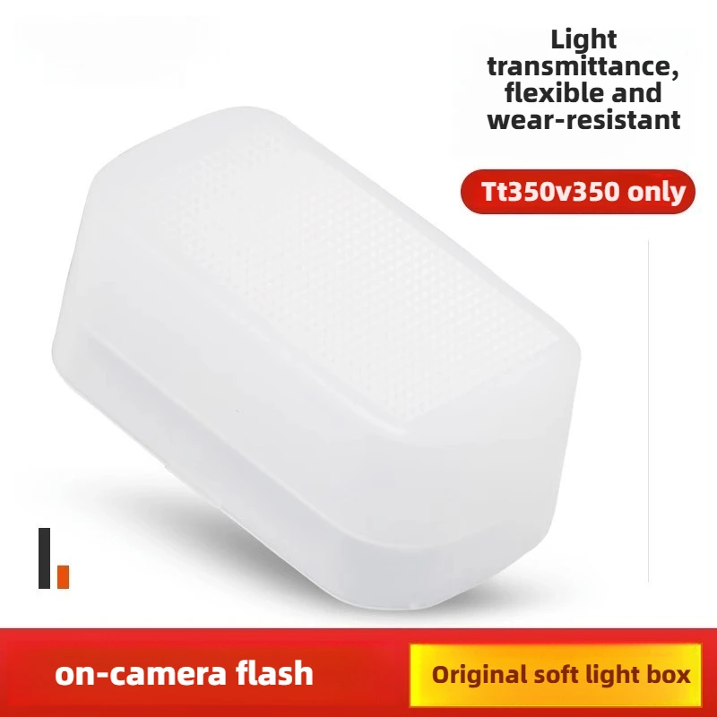Flash Diffuser Soft Box for Godox TT350 V350 Series Speedlite, Portable On-Camera Flash Light Dome Softbox Soap Box