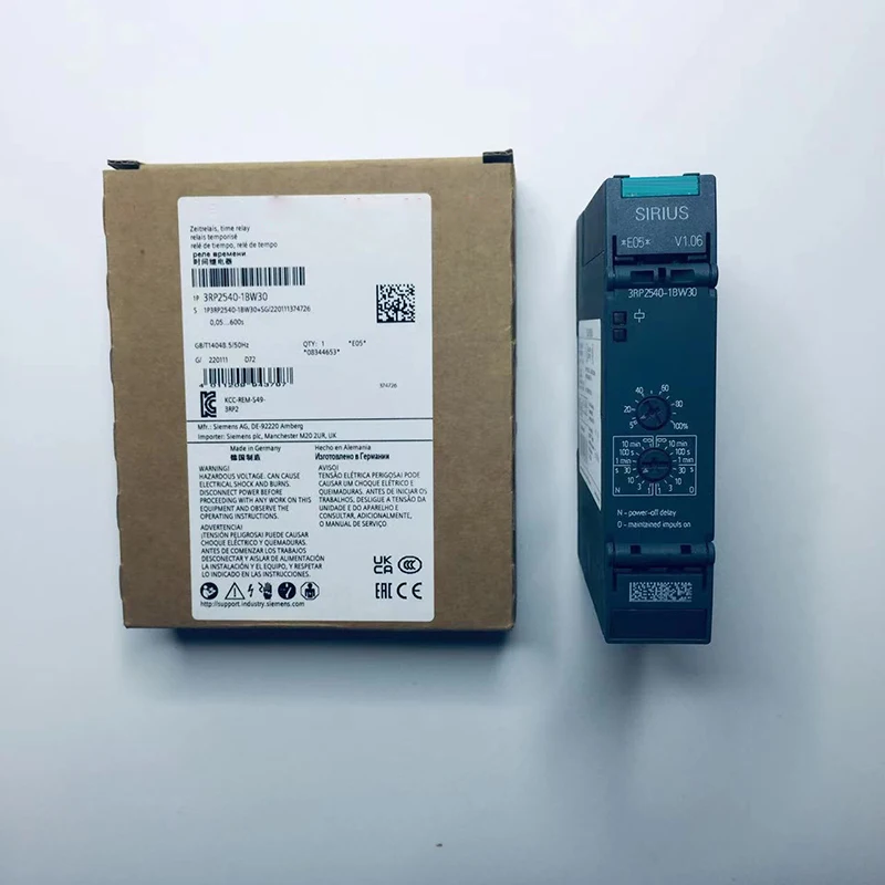 For Siemens Delayed Disconnection Without Control Signal Time Range 12-240V AC/DC 3RP2540-1BW30