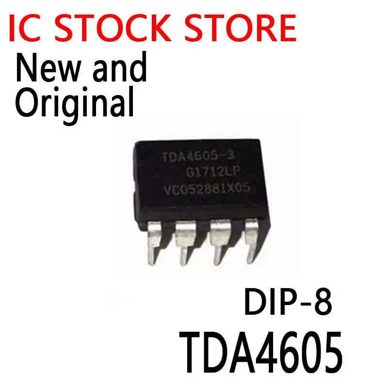 10PCS New and Original DIP8  TDA4605-2    TDA 4605 TDA4605