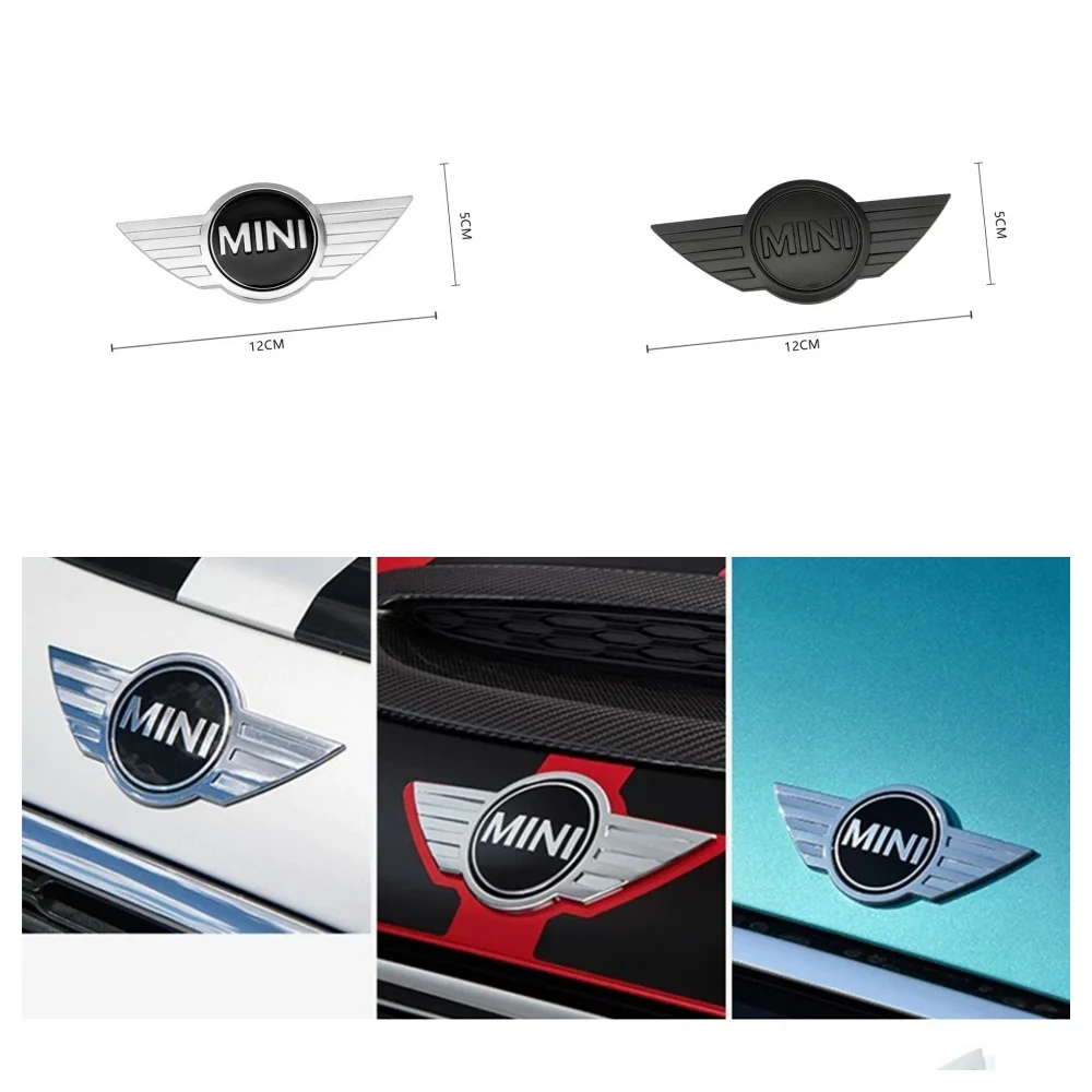 

1 шт. MINi задняя передняя эмблема на капот, наклейка, украшение для Mini Cooper R55 R56 R50 R60 R61, сменный логотип, автомобильные аксессуары для стайлинга