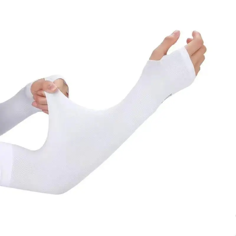 Ice Silk Sport Sve Covers High Elastici UV Protection for Driving And Cycling New 2023 Women's Sle Summer ential