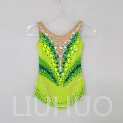 LIUHUO Rhythmic Gymnastics Leotard Competitive Cheerleading Performance For Children