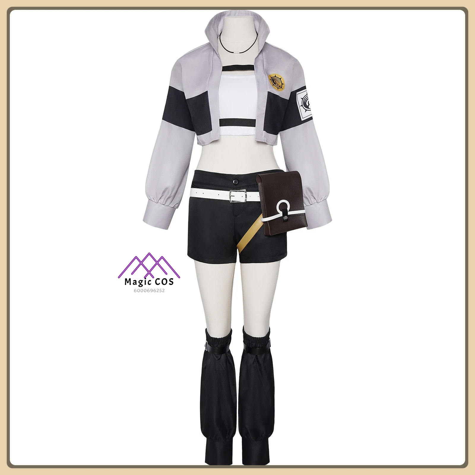 

Anime Riyou Role Playing Costume Women's Full Set (Top+Jacket+Shorts) High Quality Comic Con Party Anime Clothes (Female Adult)