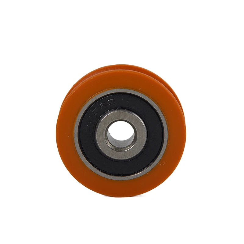 High Quality 6*29*8mm Orange U Groove Bearing U-shaped Bearing Wheel POM Pulley Guide Roller Wheel For Door Window Drawer Pulley