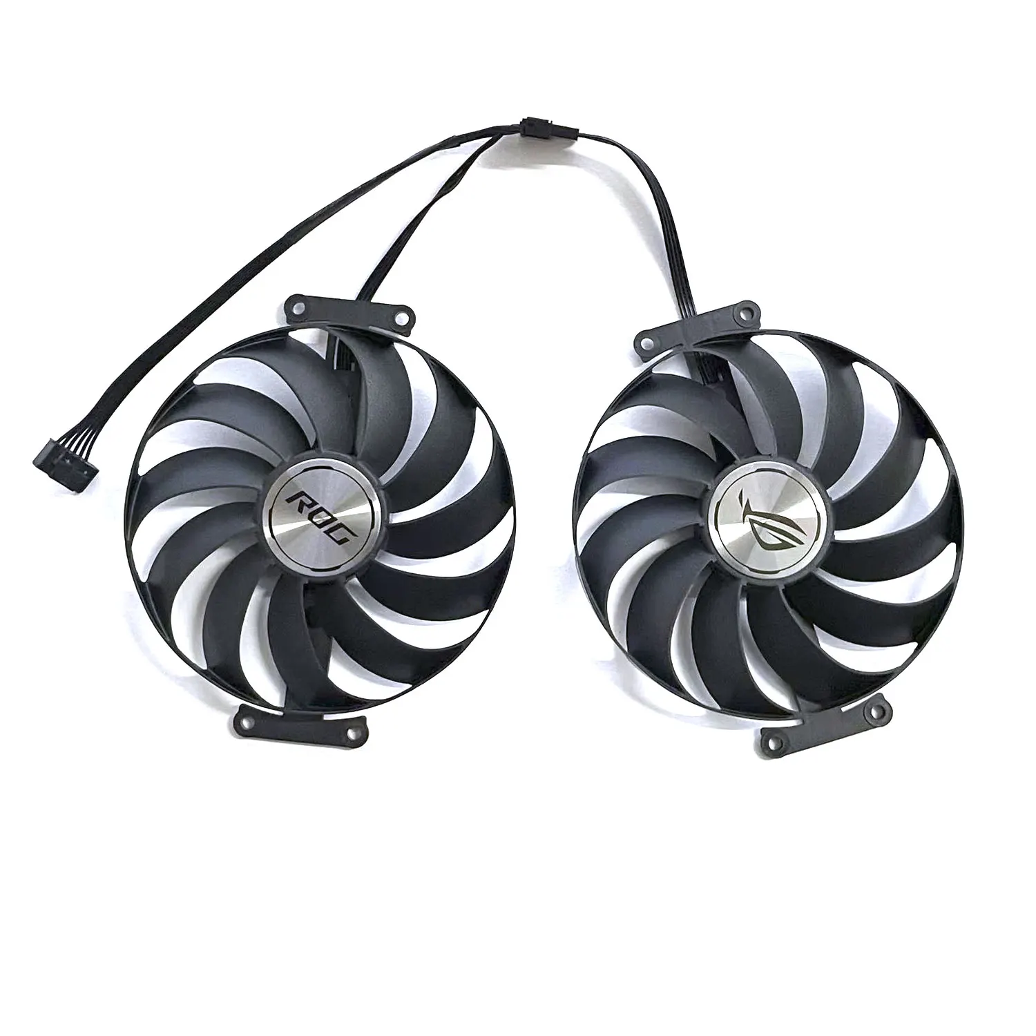 Original new 6PIN CF1010U12S 95MM DC 12V 0.45A RX6600 XT GPU fan for ASUS Radeon RX 6600 XT graphics card cooling