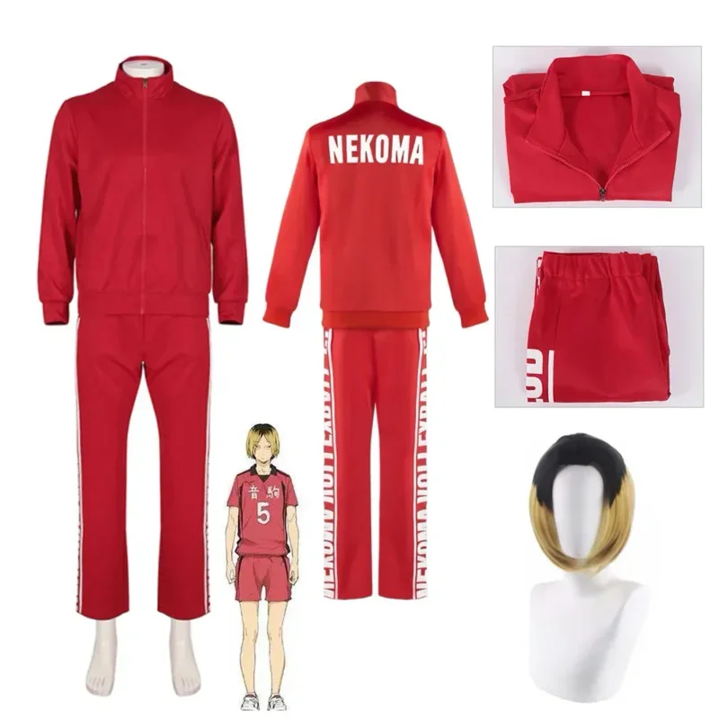 wat22 Anime Haikyuu Hinata Shoyo Cosplay Costume Volleyball uniform Sleeve Shorts Summer Clothes For Adult New 2025 aa