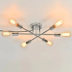 Nordic Minimalist Pendant Light Ceiling Lamp LED Chandelier Suitable for Bedrooms Living Rooms Black Gold Lighting Decoration