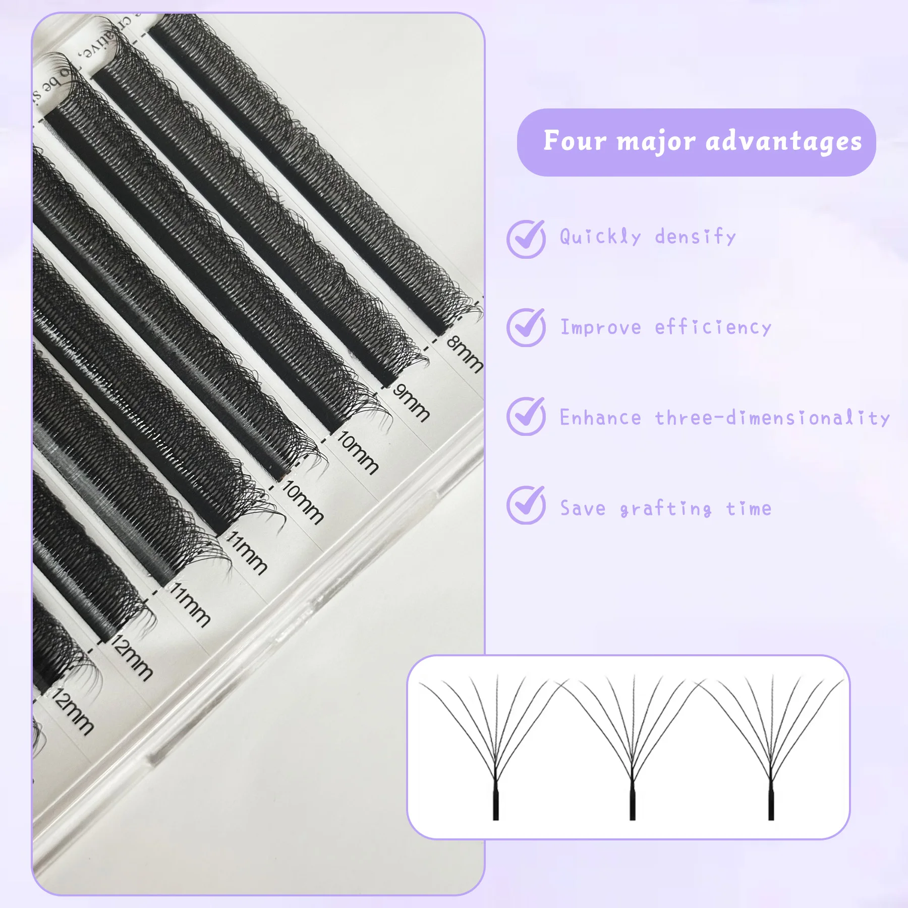 Cílios postiços em formato de  - Eyelash Extension Eyeliner avaliação e preço