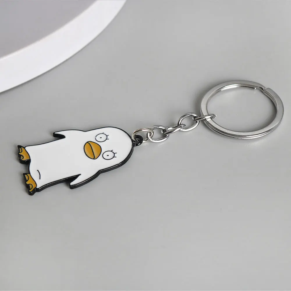 Gintama schlüssel bund elizabeth schlüssel anhänger schlüssel ring sakata gintoki schlüssel anhänger für männer anime zubehör auto schlüssel ring anhänger llave ros