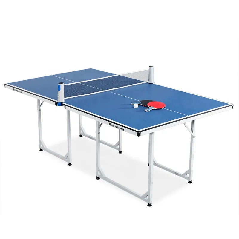 

Manufacturer Supply Portable Small Size Folding Table Tennis Table Economic Sport Ping Pong Table