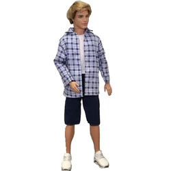 1Set Ken Doll Clothes Suit Handmade T-shirt Hoodies Jacket Casual Wear Ken the boyfriend Doll Clothes for Doll Accessories