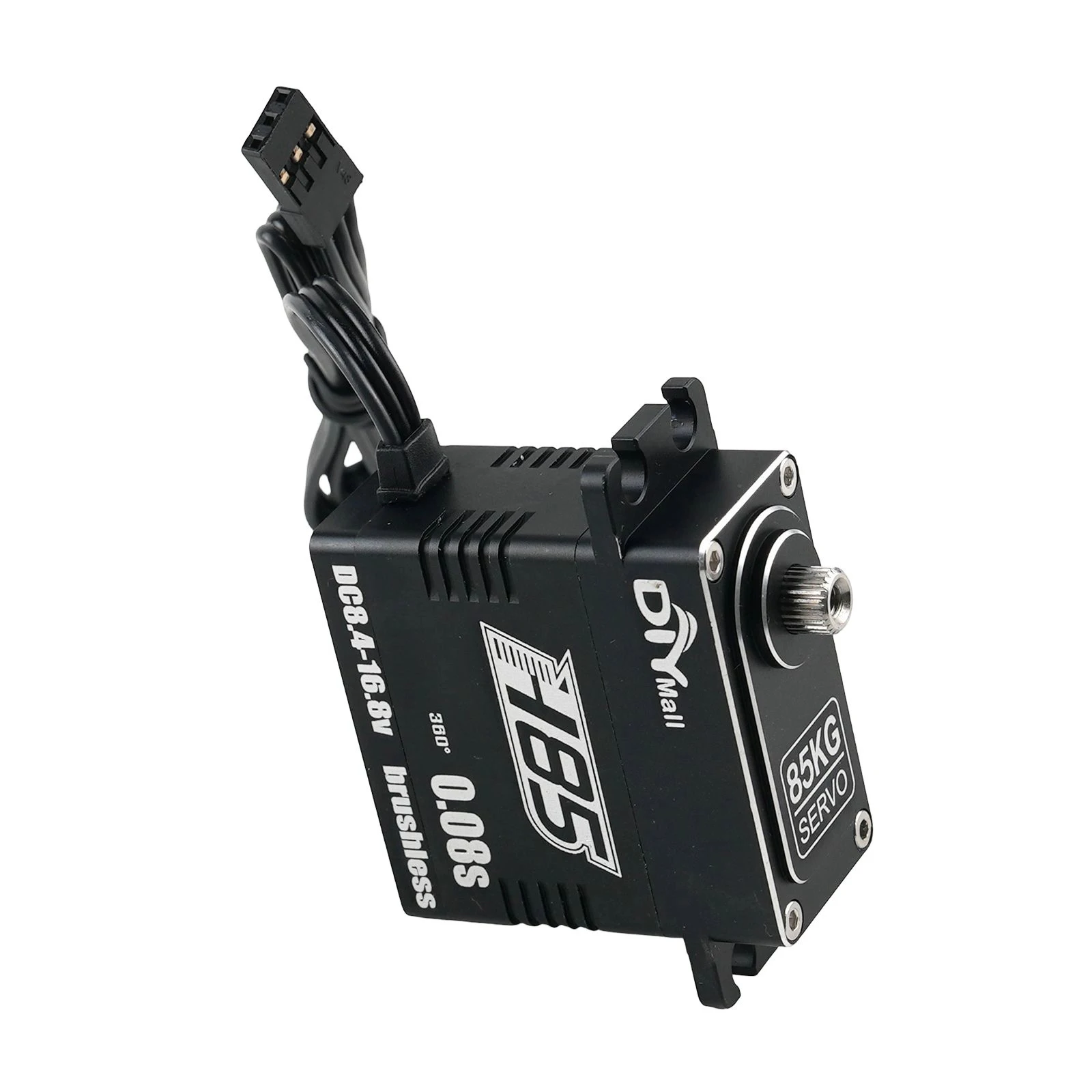 H85 메탈 디지털 서보 브러시리스 모터 85KG 8.4V-16.8V 고토크 180/270/360도 메탈 기어 서보 부품 RC 자동차 로봇용