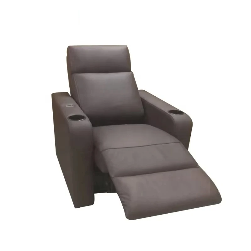 Professional Design Home Theater Furniture Reclining Sofa Electric Adjustable Genuine Leather Recliner Sofa