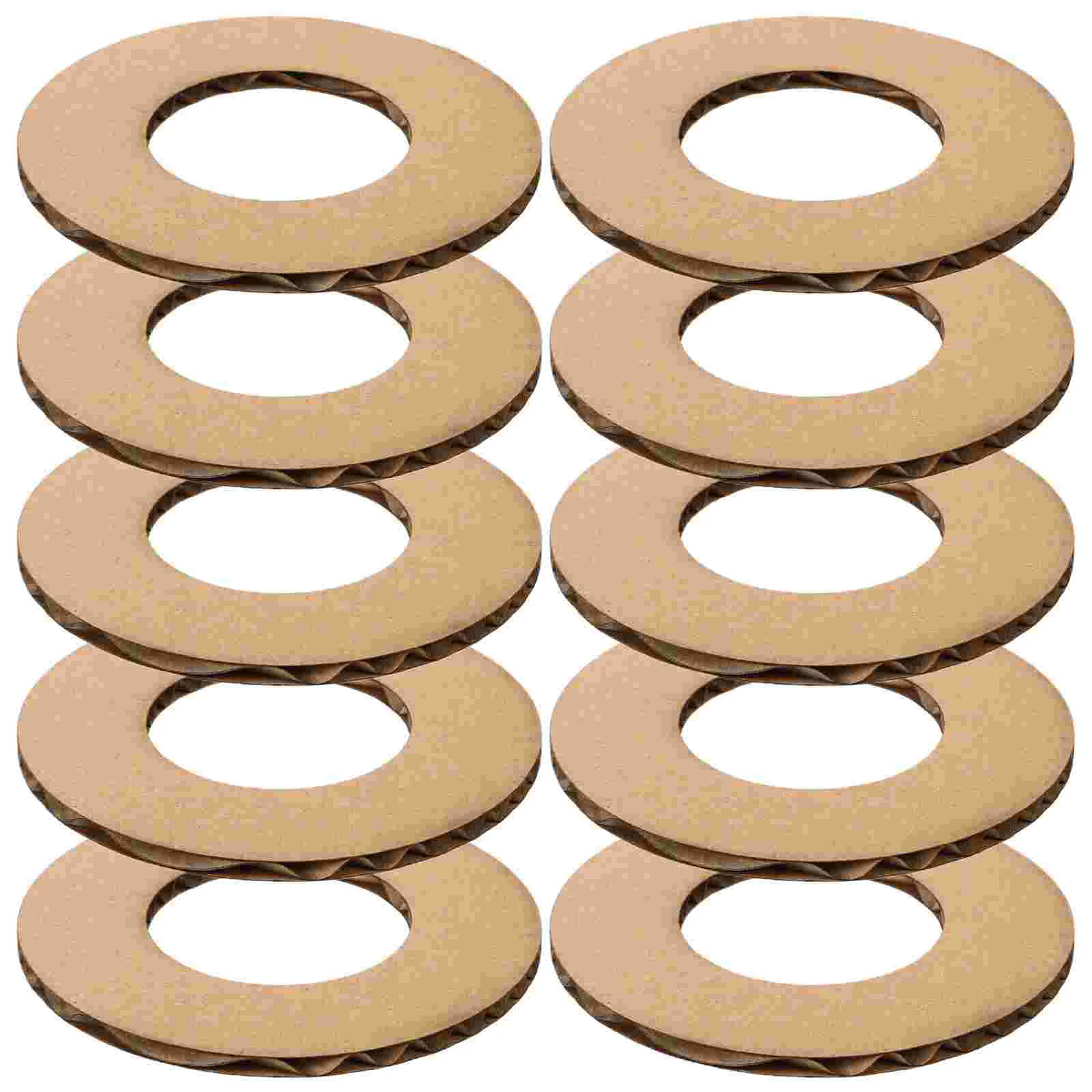 11 Pcs The Ring Cardboard Garland Round Wreath Frames Form Rack Base Floral Arrangement Forms Child