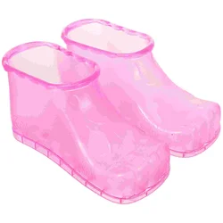 Bañera para pies que mantiene el calor, masajeador de pies, zapatos de Spa, botas, remojo de plástico, baño de pedicura portátil