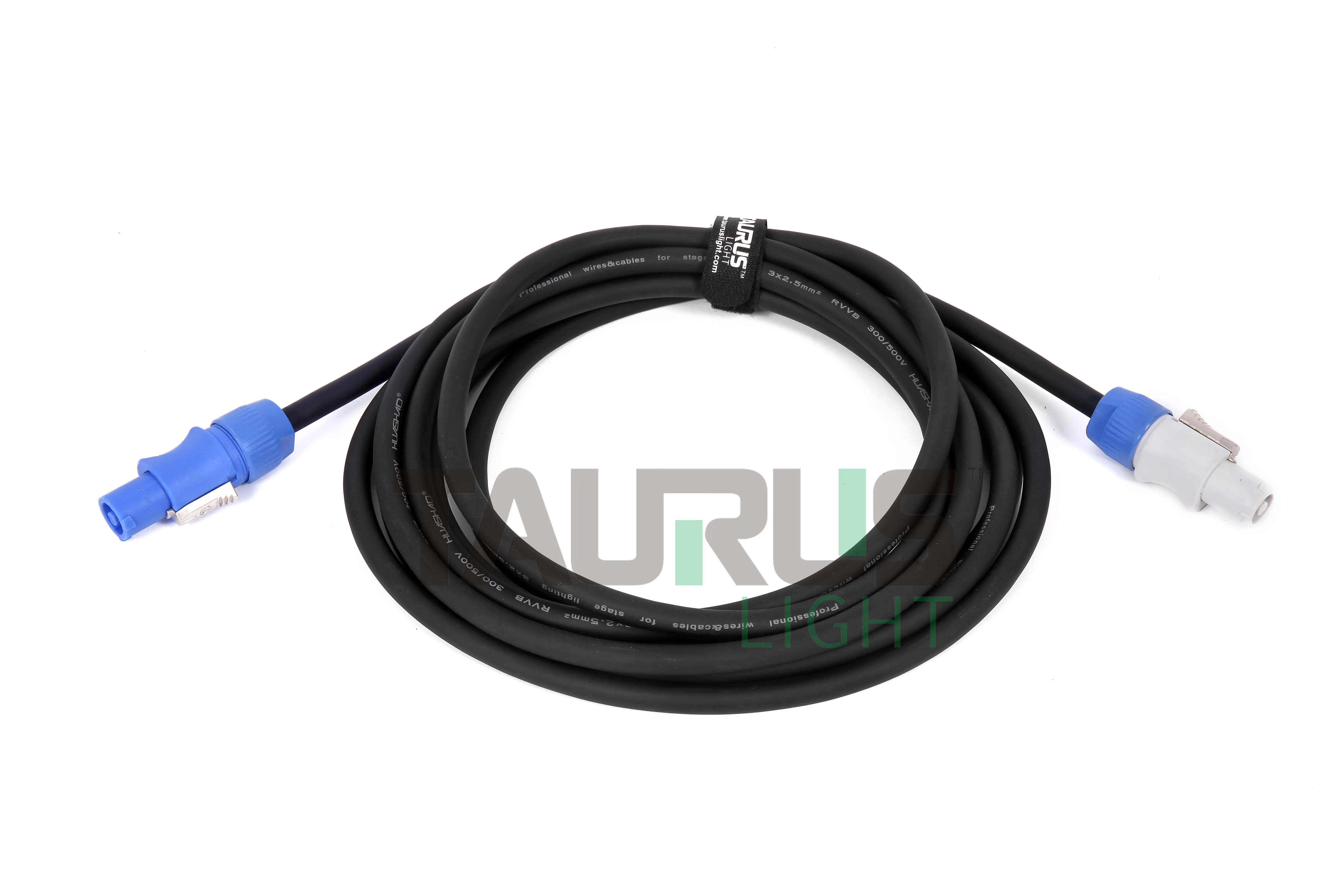 Câble d'alimentation AC professionnel Powercon mâle/femelle 20A 3x1.5/3x2.5 pour éclairage de scène et équipement audio
