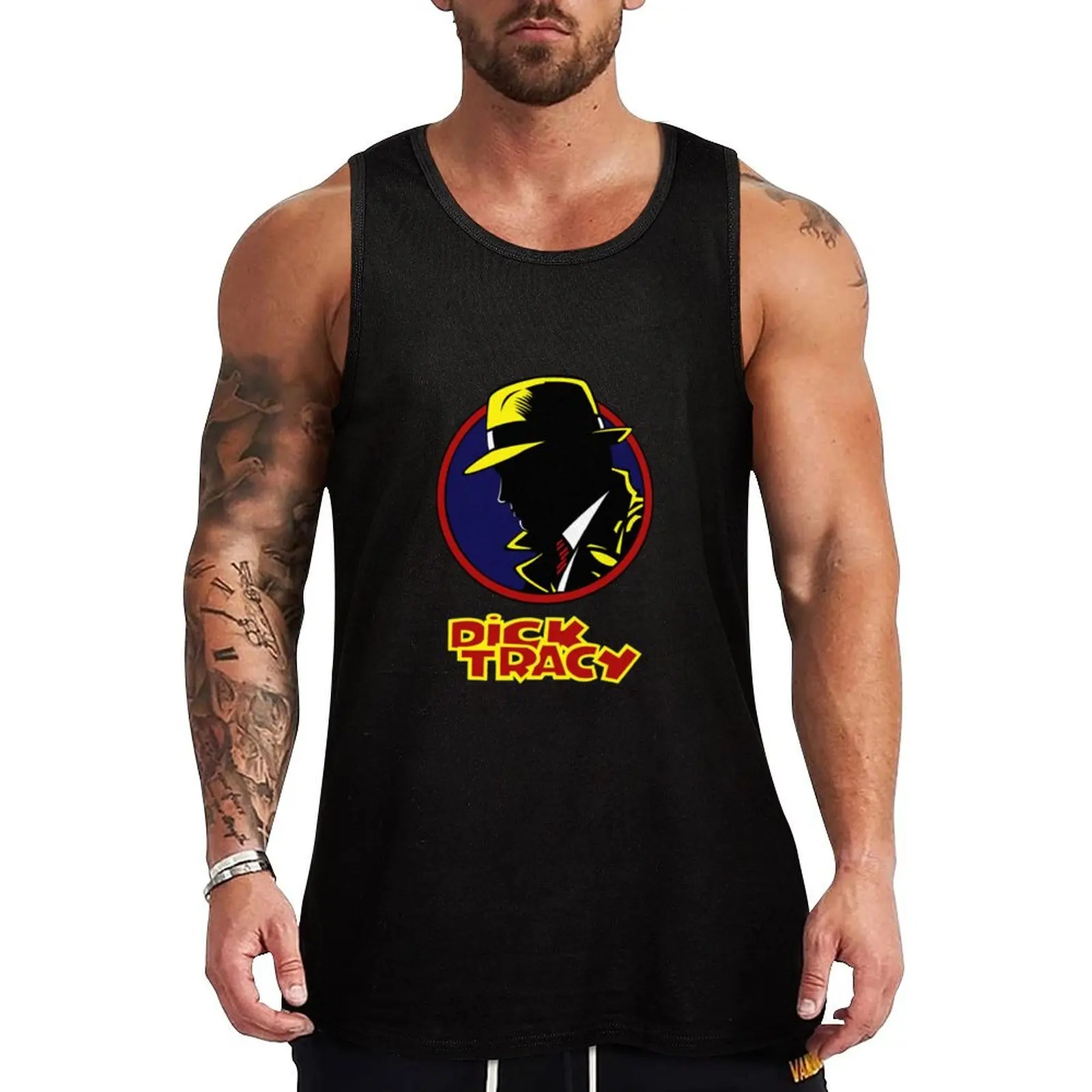 

Dick Tracy 1990 Tank Top quick-drying t-shirt Fitness men clothing Men's clothes