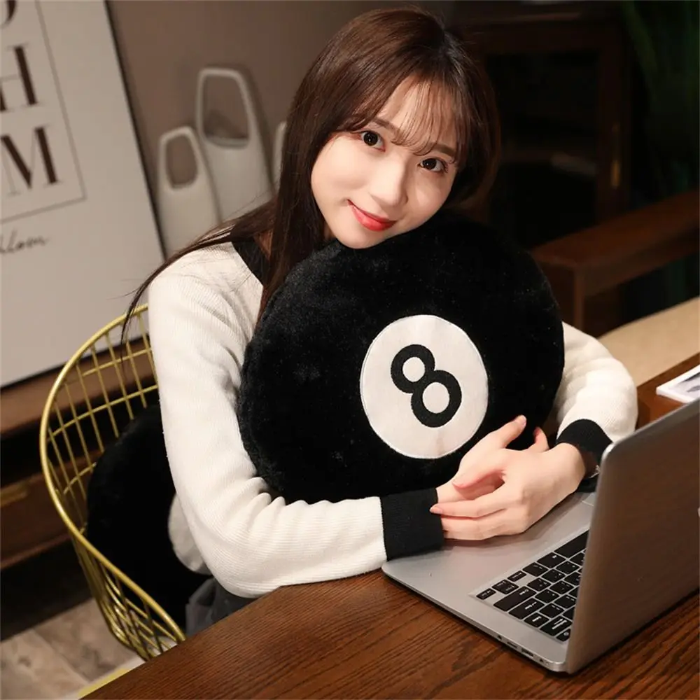 Toy Home Decor Eight Balls Billiards 8 Ball Plush Toy 8 Ball Plushies Simulation Billiards Plush Toys 8 Ball Plush Pillow