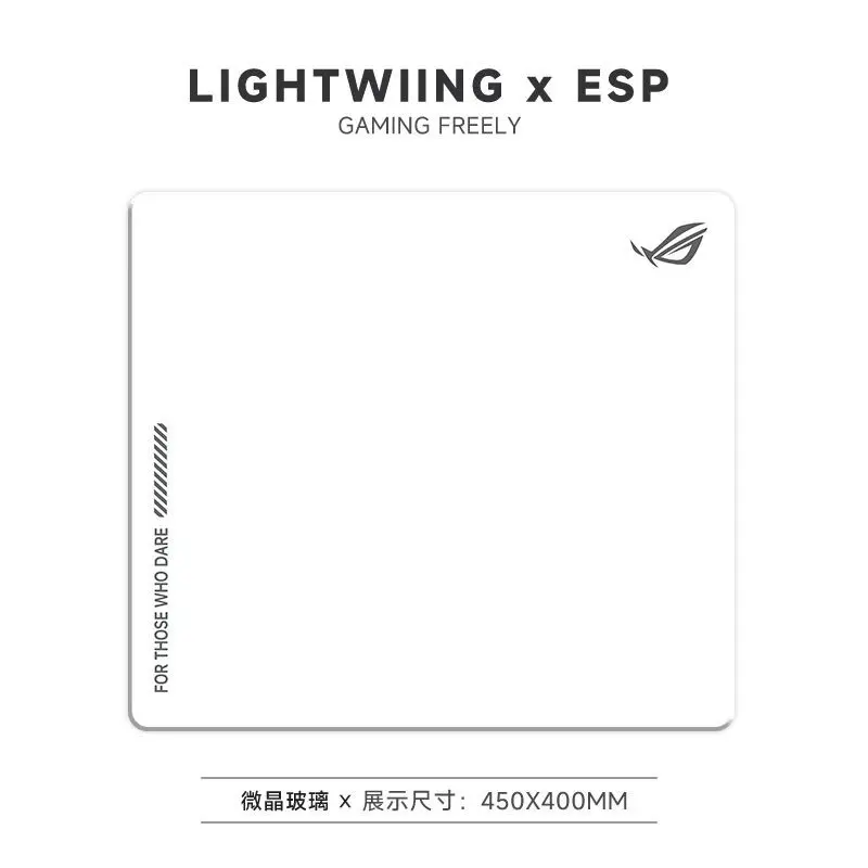 

Игровой коврик для мыши из закаленного стекла для киберспорта, минималистичный, с гладкой матовой поверхностью, для стола