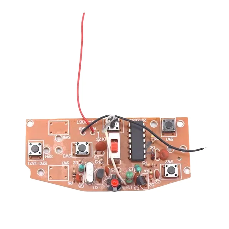 Five channel remote control receiver board transmitter board set, children's toy car remote control module DIY production