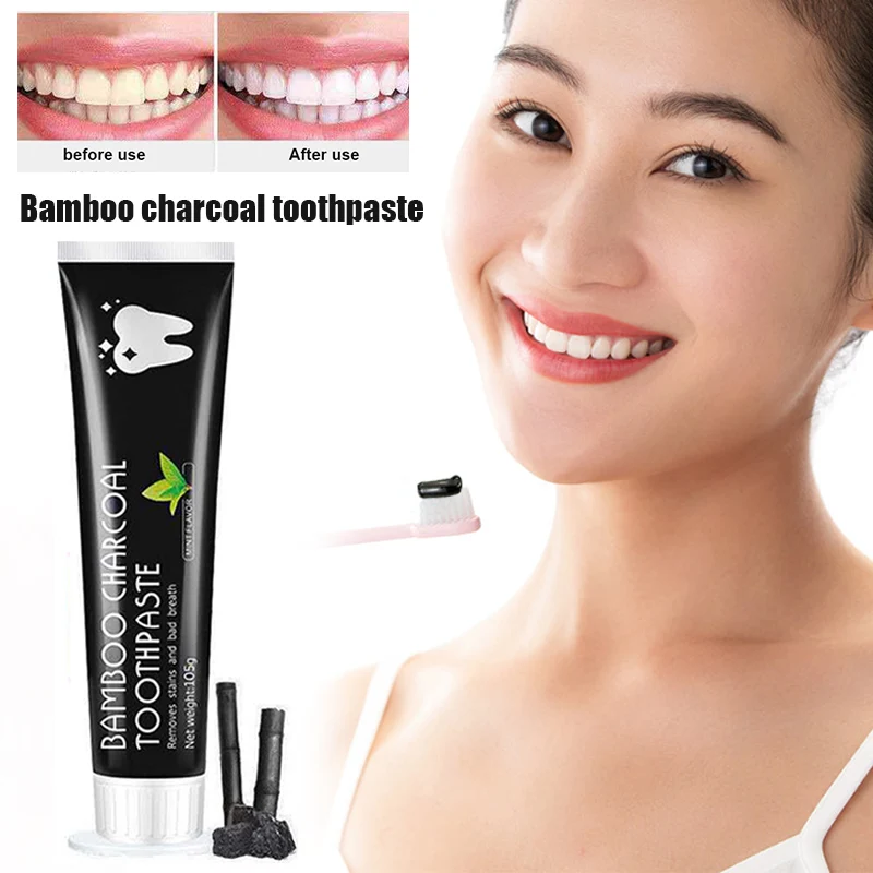 

Sdotter Tooth Care Bamboo Natural Activated Charcoal Teeth Whitening Toothpaste Oral Hygiene Dental Dropshipping